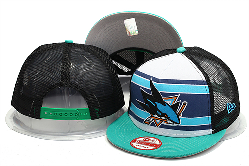 NHL San Jose Sharks NE Trucker Hat #01